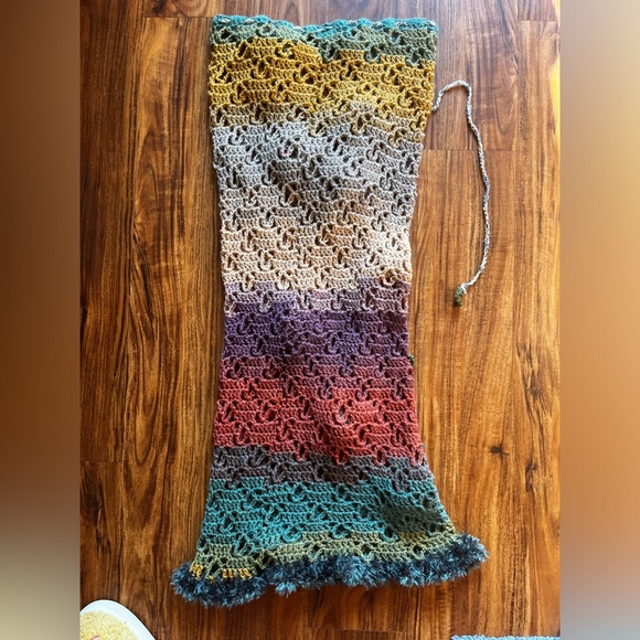 Handmade Crochet Roses Skirt Set - Picture 5 of 10